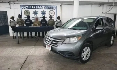 Detienen a hombre armado y con presunta marihuana en Comalcalco
