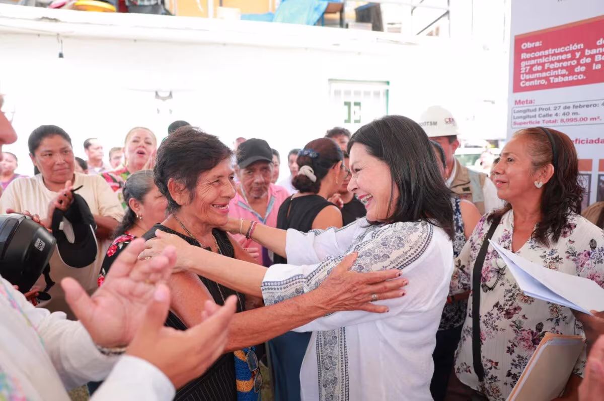 Yolanda Osuna entrega rehabilitación integral en la avenida Prolongación 27 de Febrero