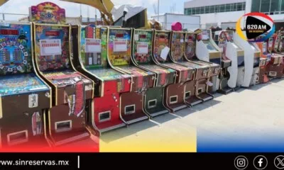 Decomisan más de 3 mil tragamonedas en Edomex; eran usadas para financiar delitos y reclutar jóvenes
