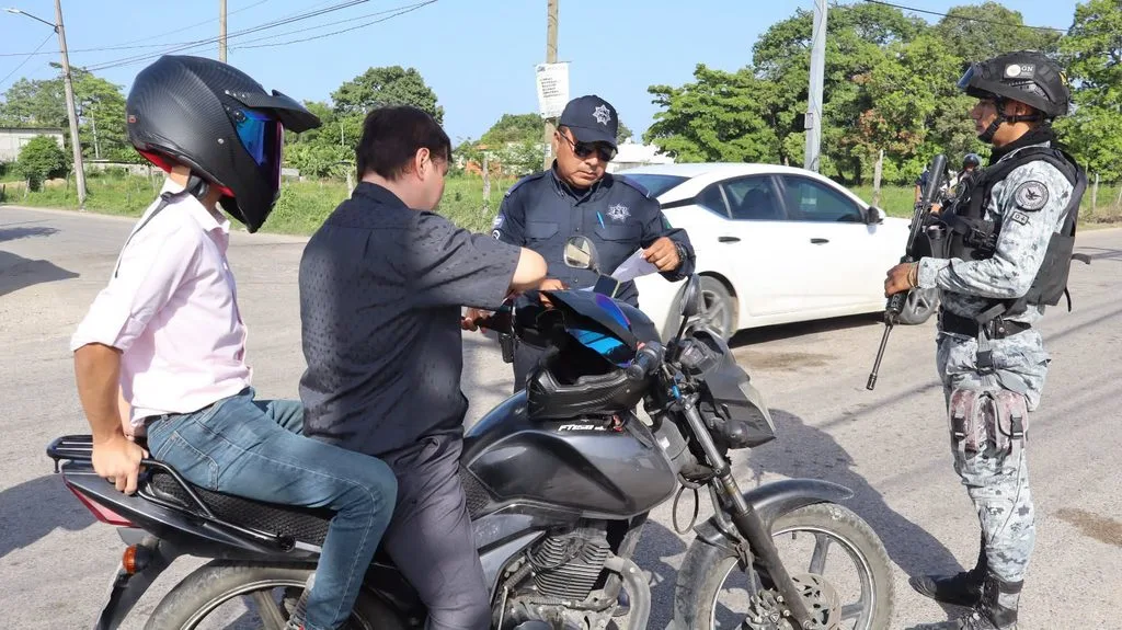 SSPC y fuerzas federales refuerzan operativo de seguridad en Centro