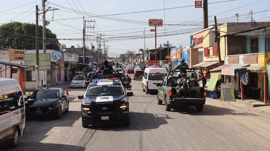 SSPC y fuerzas federales refuerzan operativo de seguridad en Centro