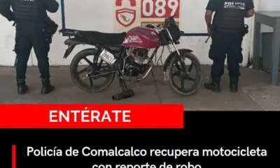 Detienen a motociclista con alteración en el número de serie del motor en Comalcalco
