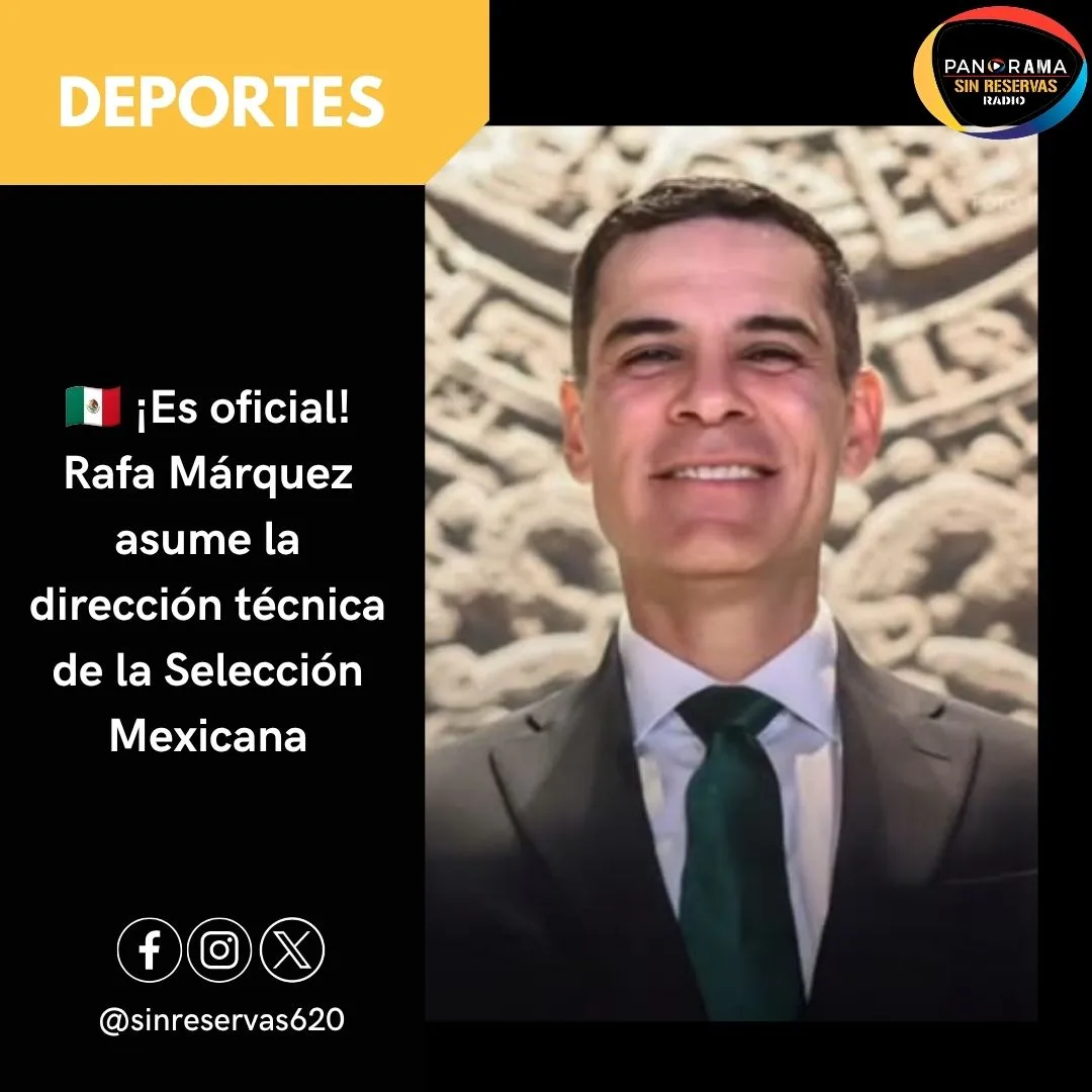 Rafael Márquez es confirmado como nuevo director técnico de la Selección Mexicana